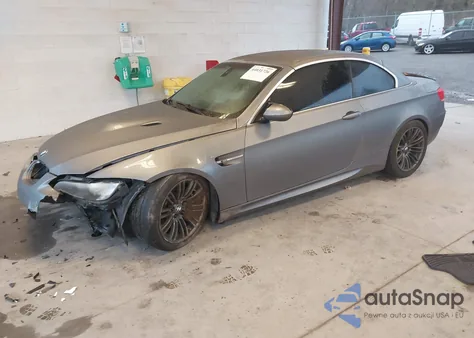 2008 BMW M3 z USA, uszkodzony, nr VIN WBSWL93548P331298